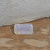 4.37ct Emerald Cut Faceted Australian Crystal Opal