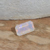 4.37ct Emerald Cut Faceted Australian Crystal Opal