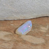 4.37ct Emerald Cut Faceted Australian Crystal Opal