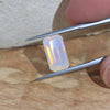 4.37ct Emerald Cut Faceted Australian Crystal Opal