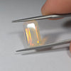 4.37ct Emerald Cut Faceted Australian Crystal Opal