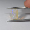 4.37ct Emerald Cut Faceted Australian Crystal Opal