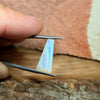 3.18ct Tapered Baguette Cut Faceted Australian Crystal Opal