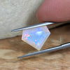 4.11ct Shield Cut Faceted Australian Crystal Opal