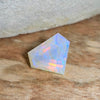 4.11ct Shield Cut Faceted Australian Crystal Opal