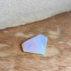 4.11ct Shield Cut Faceted Australian Crystal Opal