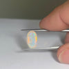 2.72ct Oval Cut Faceted Australian Crystal Opal