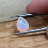3.01ct Pear Cut Faceted Australian Crystal Opal