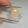 6.32ct Shield Cut Faceted Australian Crystal Opal
