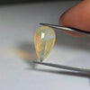 4.28ct Pear Cut Faceted Australian Crystal Opal