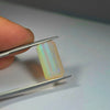 6.19ct Emerald Cut Faceted Australian Crystal Opal