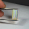 6.19ct Emerald Cut Faceted Australian Crystal Opal