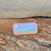3.30ct Emerald Cut Faceted Australian Crystal Opal