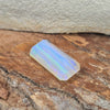 3.30ct Emerald Cut Faceted Australian Crystal Opal