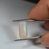 3.30ct Emerald Cut Faceted Australian Crystal Opal