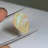 5.94ct Pear Cut Faceted Australian Crystal Opal