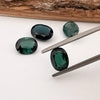 This parcel of 4 oval cut natural unheated tourmaline are a rich dark green.  They are all eye clean. Responsibly sourced.