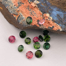  3.45ct TW Round Cut Tourmaline Parcel