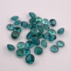 This parcel of 34 pieces of natural unheated tourmaline ranges from light to mid teal blue. They are all eye clean. Responsibly sourced Tourmaline.