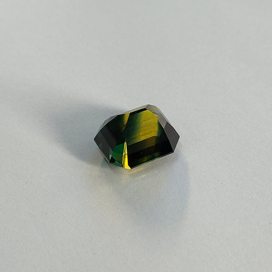 21.46ct Unheated Emerald Cut Parti Sapphire