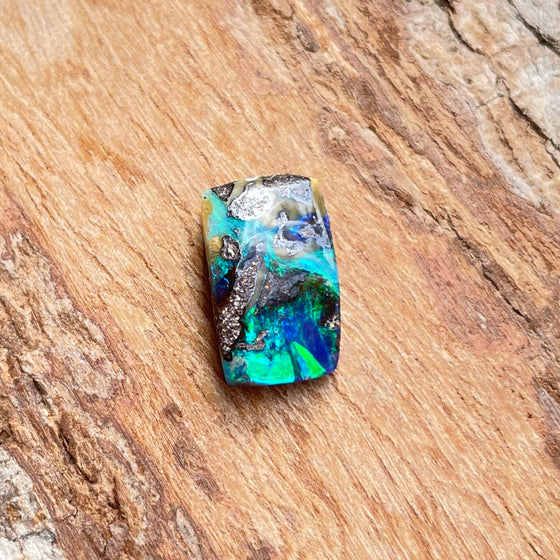 4.70ct Freeform Rectangle Boulder Opal