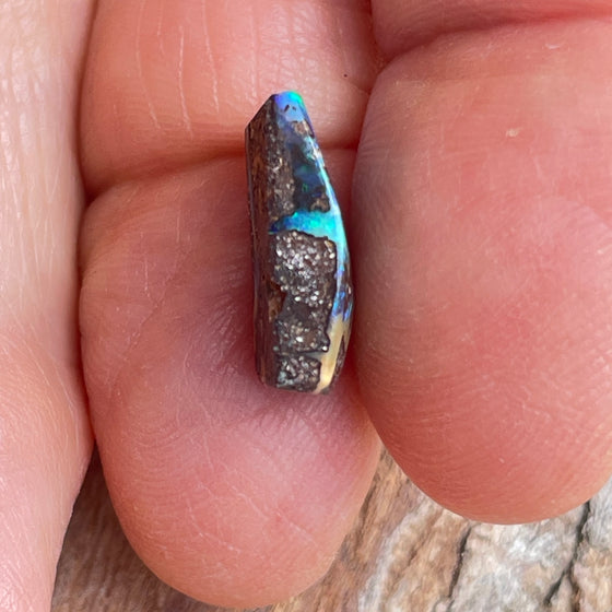 4.70ct Freeform Rectangle Boulder Opal