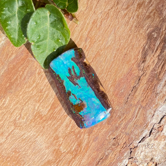 9.90ct Freeform Rectangle Boulder Opal