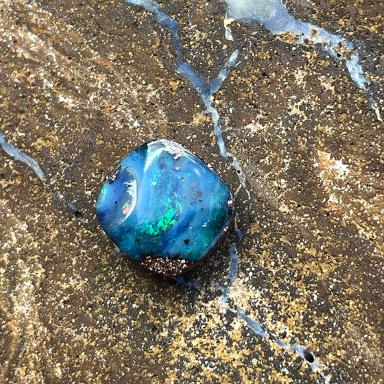 3.95ct Free-form Boulder Opal