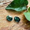 This parcel of 2 oval cut natural unheated tourmaline are a rich dark teal blue.  They are eye clean. The stones are very slightly different in colour and shape. Responsibly sourced.