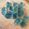 80g Teal Blue Green Fluorite Rough Parcels