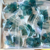 80g Teal Blue Green Fluorite Rough Parcels
