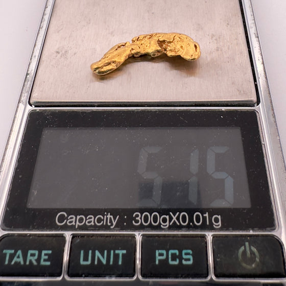5.144g Australian Gold Nugget ('pendant nugget")