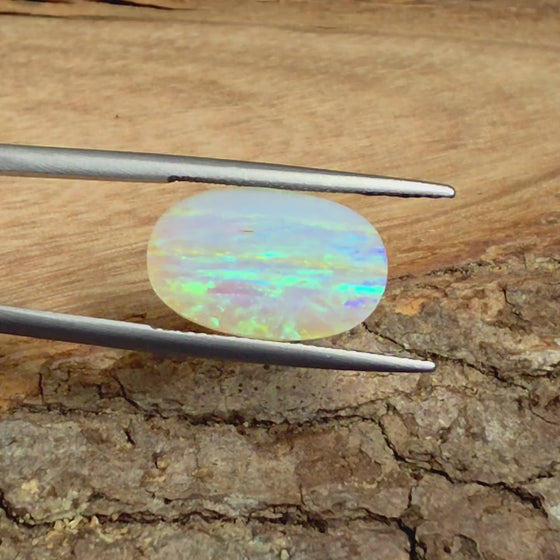 7.21ct Oval Cut Faceted Australian Opal