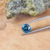 1.77ct Blue Round Cut Zircon