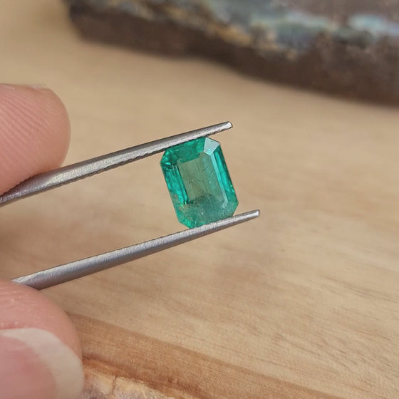 1.85ct Emerald Cut Australian Emerald