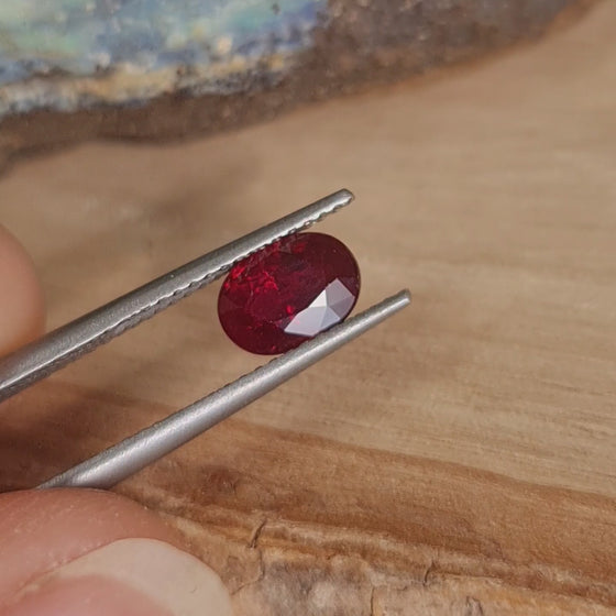 1.21ct Oval Cut Ruby