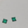 0.33ct TW Square Cut Colombian Emerald Parcel