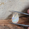 5.94ct Pear Cut Faceted Australian Crystal Opal