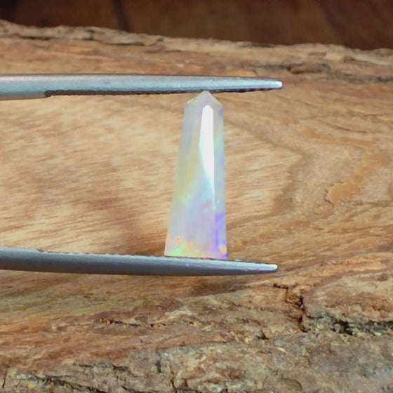 1.21ct Modified Shield Cut Faceted Australian Opal