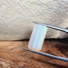 6.19ct Emerald Cut Faceted Australian Crystal Opal