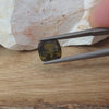 3.09ct Green/Brown Tourmaline Square Cushion Cut
