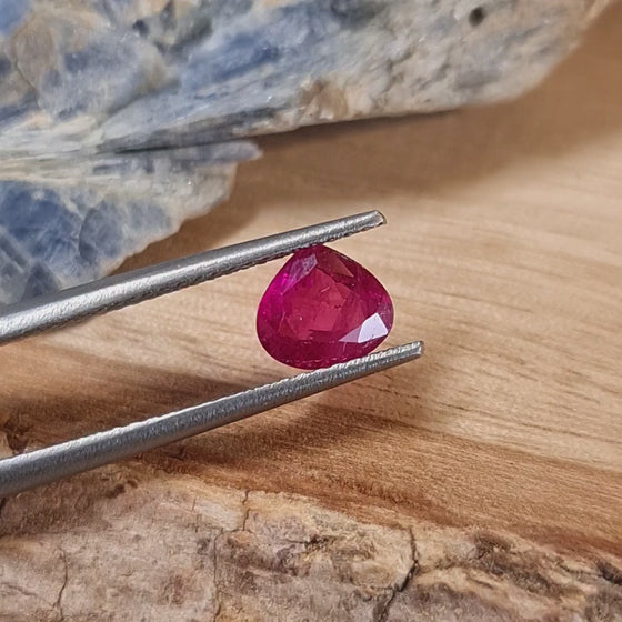 0.77ct Pear Cut Ruby