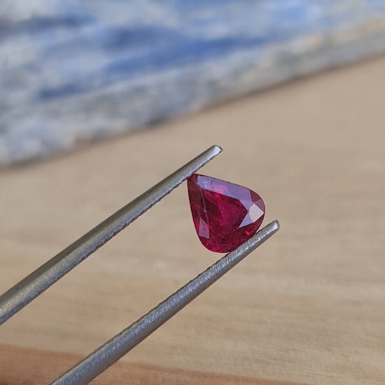 0.73ct Pear Cut Ruby