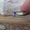 0.63ct Colour-Shift Blue Violet Silky Sapphire Pear Cut (No Heat)