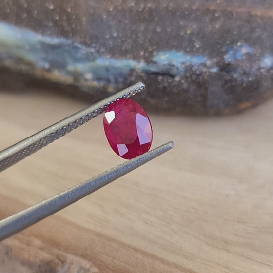 1.03ct Oval Cut Ruby