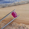 0.87ct Emerald Cut Ruby