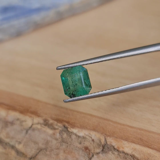 1.02ct Emerald Cut Madagascar Emerald