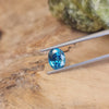 1.93ct Blue Oval Cut Zircon