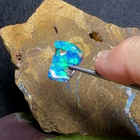 10.55ct Freeform Cut Boulder Opal