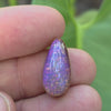 7.78ct Pear Cabochon Cut Australian Fossil Pipe Opal